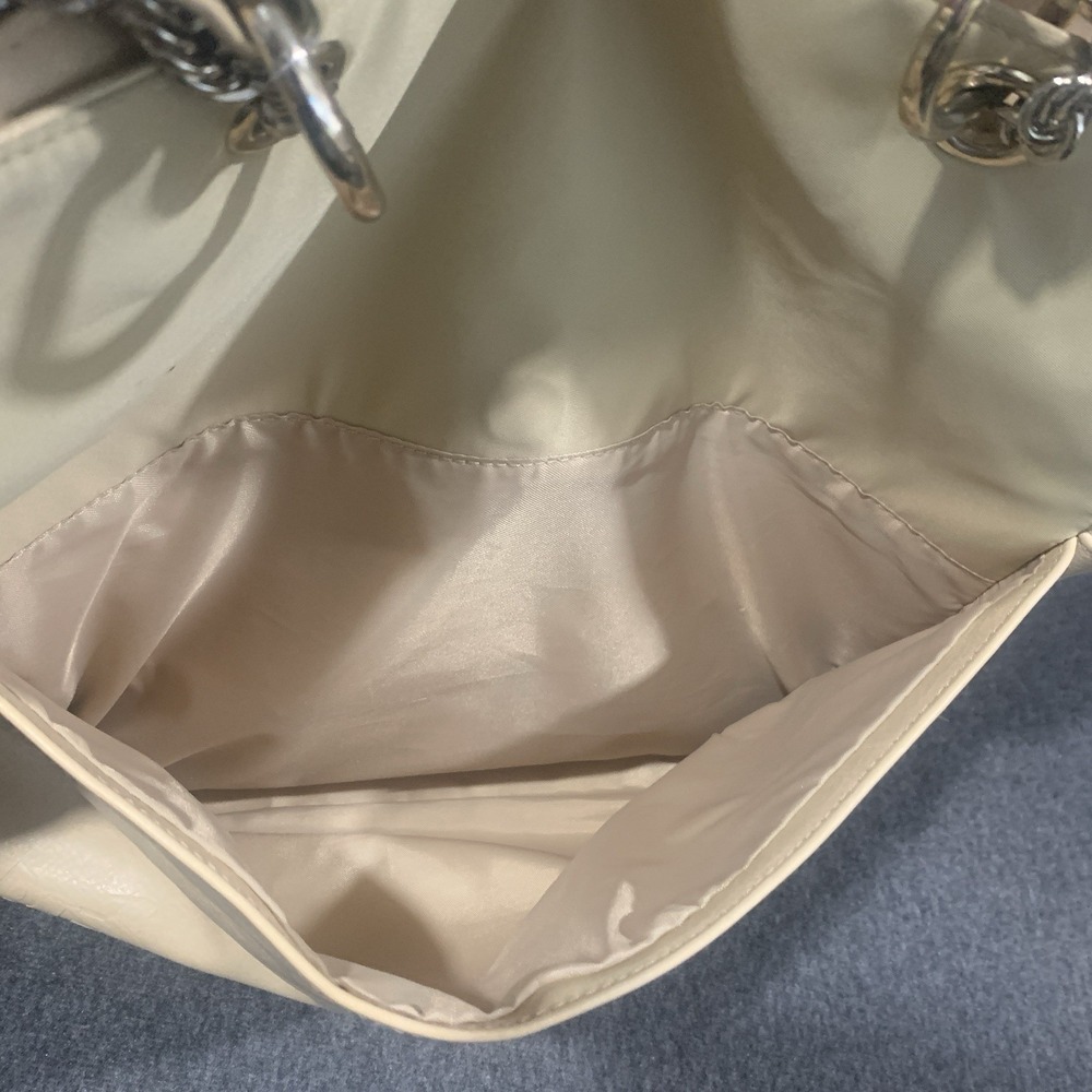 Beis The Baby Bag in Beige/Cream Trim Vegan Leather Multi Straps - Picture 11 of 16